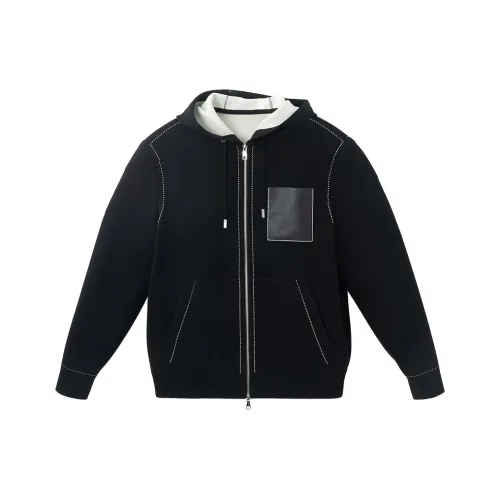 Mr.Bu Черный цвет рояля Мужские куртки