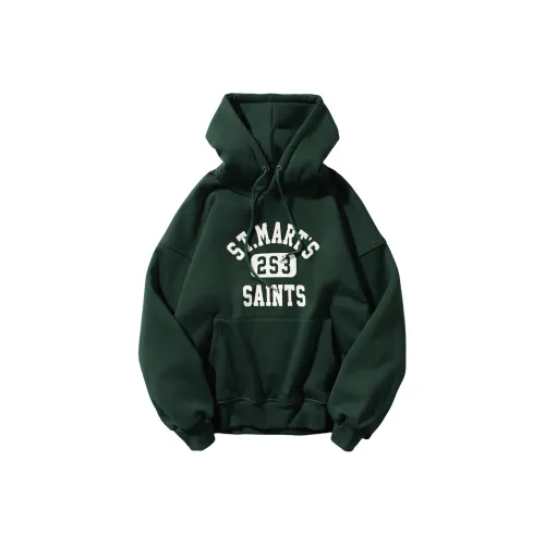 ASEDE Темно-зеленый унисекс свитшоты