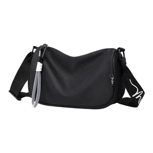 MILLIE'S Сумка через плечо из ткани стандартная женская черная белая