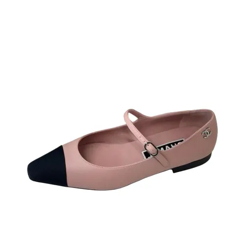 CHANEL 24P Планшет Mary Jane Обувь Женская Розовая