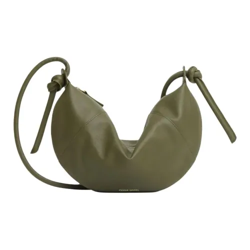 MANSUR GAVRIEL Телячья кожа Сумка через плечо Мини Женская Оливково-зеленая