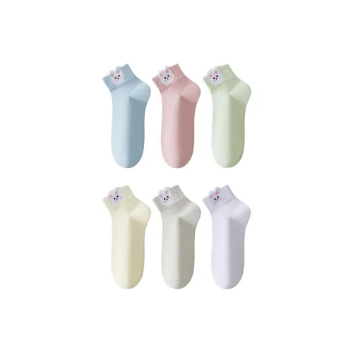 Удобные и освежающие носки No Show женские 6 пар