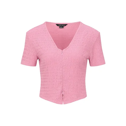 URBAN REVIVO Рубашка Женская Светло-фиолетовая