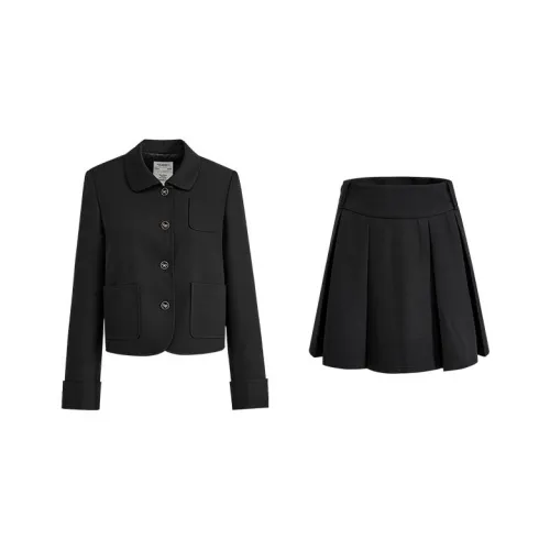 KUOSE Черный Женский Комплект с Юбкой