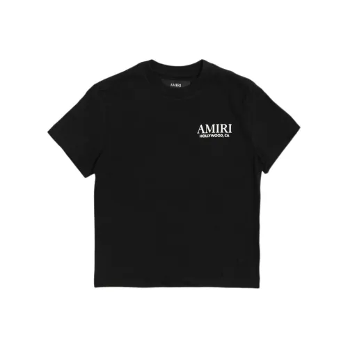 AMIRI Черные Детские Рубашки T