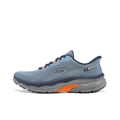 Skechers MEN'S GO Износостойкие Дышащие Низкие Беговые кроссовки Мужские Морской синий