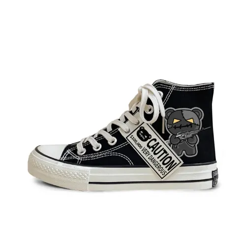 A M High Топ Кеды Унисекс Черный