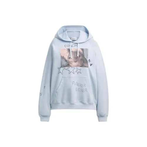 COACH Светло-синие женские свитшоты