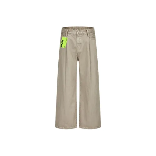 W7H1 Хаки Унисекс Джинсы