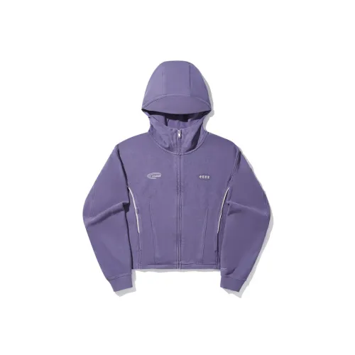 LiNing Свитшот Женский Пыльно-Синий Фиолетовый