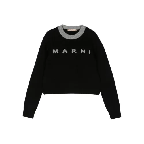 MARNI Кашемир Свитер SS23 Черный Детский