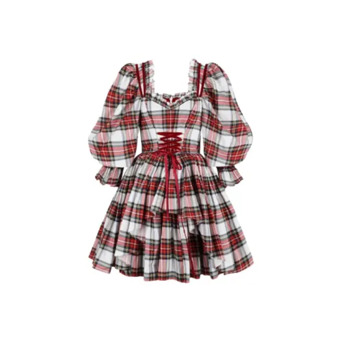 Selkie Коллекция FW25 Короткий рукав Платье Женское