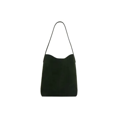 MANSUR GAVRIEL Замша Телячья кожа Тоут Сумка Сумка для покупок Сумка Сумка через плечо Женская Темно-зеленая