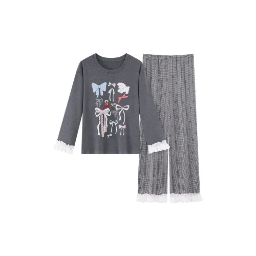 MADALLO Серый Женский Пижамный Комплект