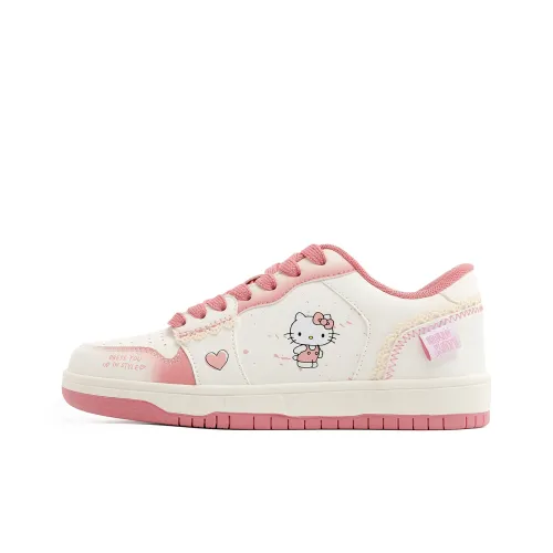 Hello Kitty Sanrio series Устойчивый к истиранию Легкий и Дышащий Низкие Кроссовки для скейтбординга Женские