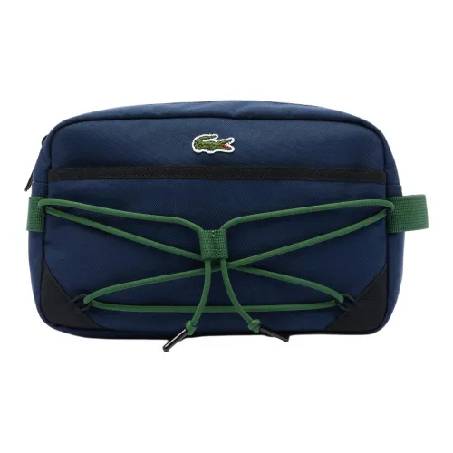 LACOSTE Переработанный полиэстер Банан Сумка Бананка Унисекс Синий