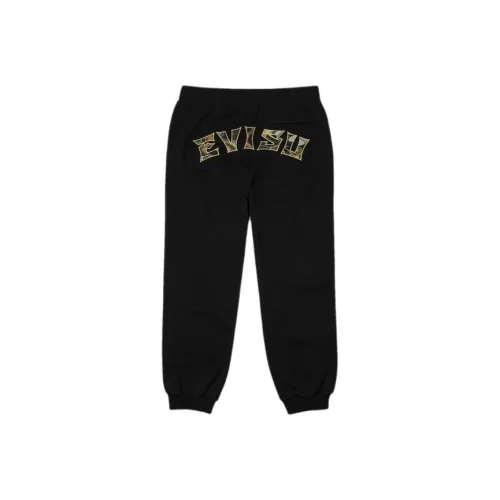 EVISU Черные Мужские Повседневные Штаны