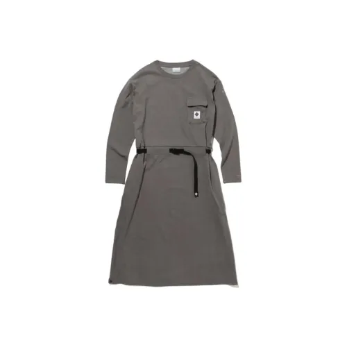 Коллаборация Columbia Длинное платье с длинными рукавами Женское