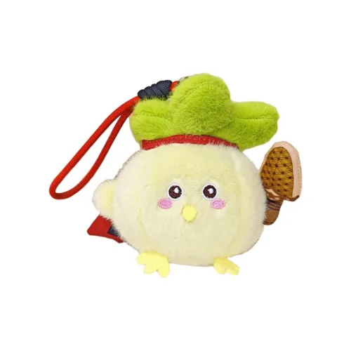 TLXT Красный Плащ Король Goujian С динамиком Bulbous Bag Charm Плюшевый Подвеска 10,5 см Высота