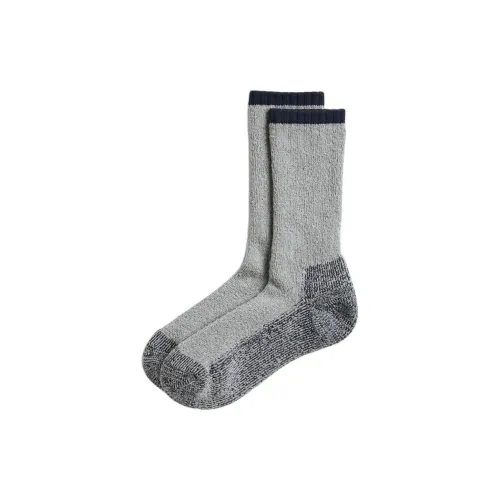 UNIQLO 1 Pack Gray Men's MID Shin Носки