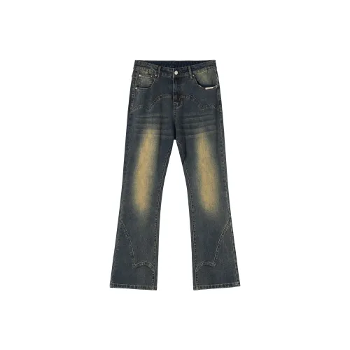 PILOTDRAGON P D 24FW Джинсы Унисекс Темно-синий