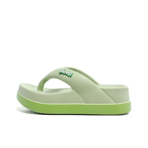 JEEP ЭВА Нет Особенный Эффект Шлепанцы Женские Светло-зеленый