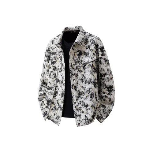 WSRX Tie Dye Черный Золотой Унисекс Куртки