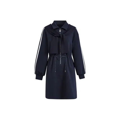 KUOSE Длинное платье с длинными рукавами женское