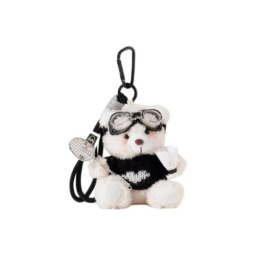 JIZHUAN Бадминтон Игрушка Медведь Plush Брелок 11 см Высота