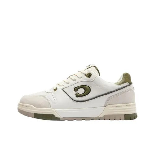 COACH SOHO Co-Brand Низкие Кроссовки для Скейтбординга Мужские Белые Зеленые