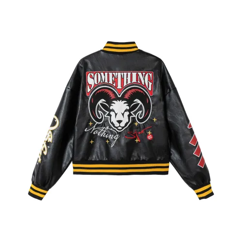 SFNT Бейсбол Кожа Пальто Унисекс