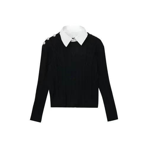 KYKW Черный Женский Трикотаж