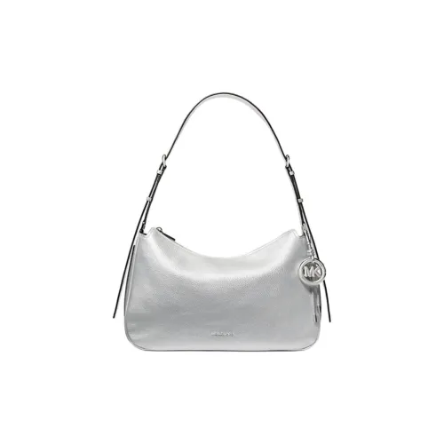 MICHAEL KORS Nolita Кожа Сумка через плечо Средняя Женская Серебряный