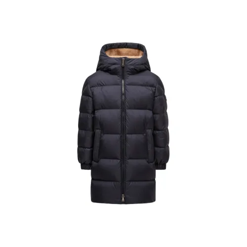 Moncler Темно-синий Kids Утеплённые куртки