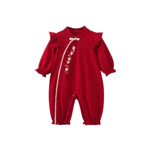 YouQi Красный Детский Комбинезоны Ползунки