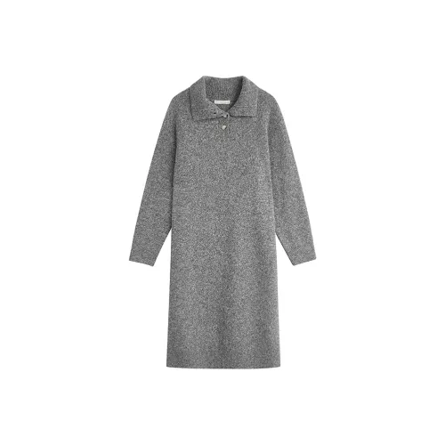 Inman Длинное платье с длинными рукавами женское