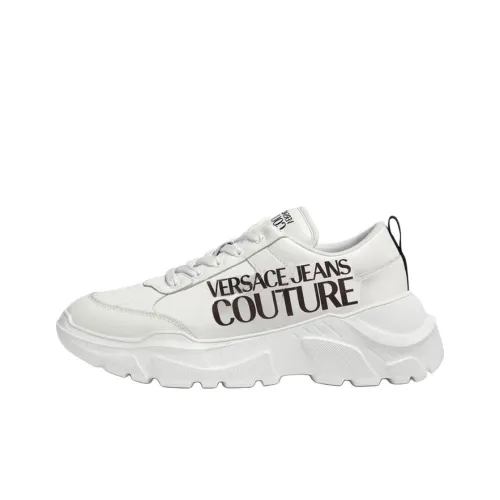 VERSACE JEANS COUTURE Speedtrack Low Топ Повседневная обувь Мужская Белая