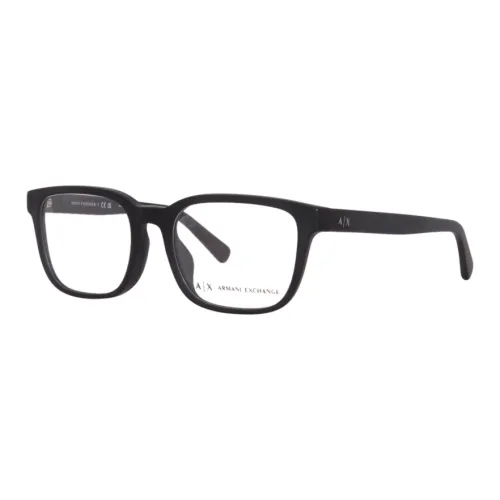EMPORIO ARMANI Квадратные Оправы для Очков Унисекс Матовый Черный