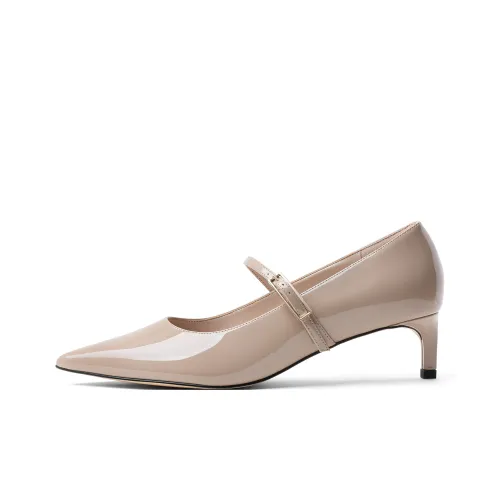CHARLES KEITH Маленький CK Узкий каблук Туфли Мэри Джейн 4,6 см Женские