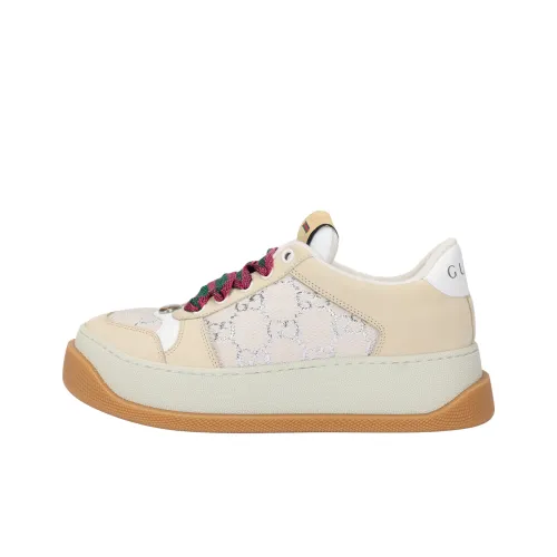 GUCCI Screener Потертый Обувь Джигглипафф Стильные Скейтбординги Женские Бежевый
