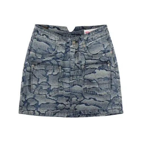 EVISU FW25 Джинсовые короткие юбки Женские