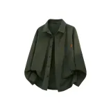 [Линия Вельвет Дышащий] Оливковый Зеленый (B Удачи к Логотипу на Груди)