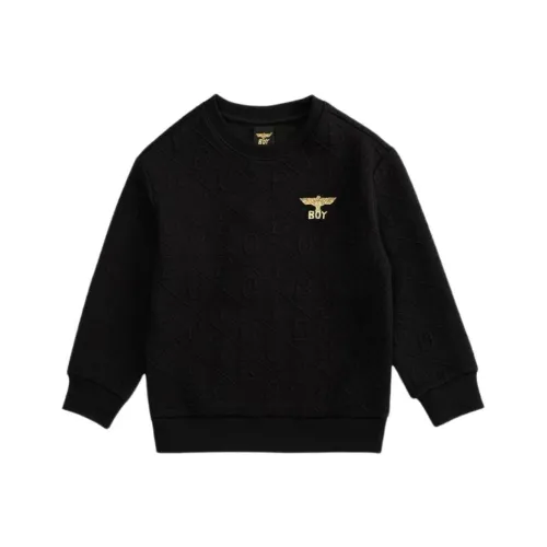 BOY JUNIOR Черный Kids Свитшоты
