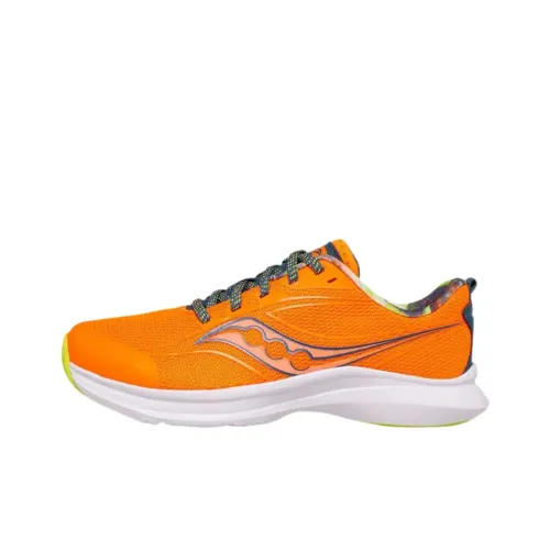 Saucony Kinvara Essence 13 Low Топ Детские беговые кроссовки Апельсин Подростки