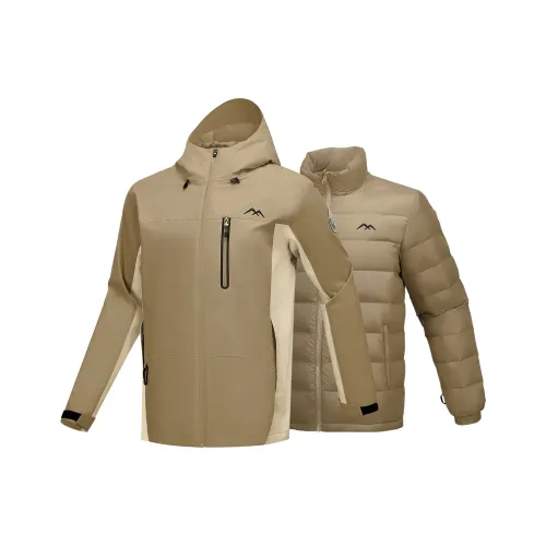 Skechers Ветровка Мужская Кофейно-Коричневая