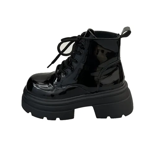 WUJI Короткий Мартин Ботинок 5 см Женский