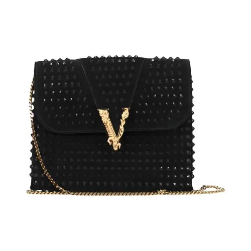 VERSACE Кожа Одно плечо Через плечо Клатч Обычный Женский Черный