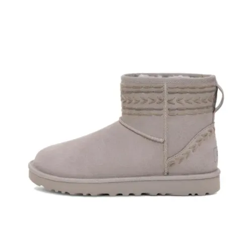 UGG CLASSIC MINI Снежные ботинки Женские Серые