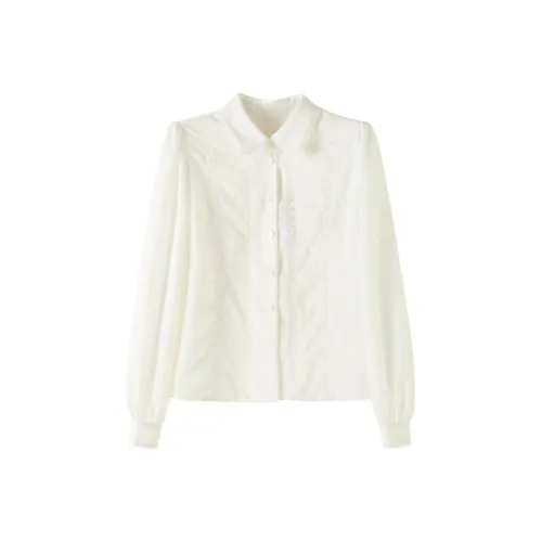 Белые женские рубашки