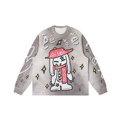 EeeeArtmonster Длинный рукав T-рубашка Унисекс